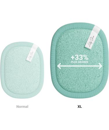 Lilly Skin Washable Reusable Makeup Remover Pads - Square Microfibre Cleansing and Exfoliating Wipes for Facial Skin - Box of 7 Faux Cotton Fabric Pads - Rainbow - XL - Buy Online on GoSupps.com