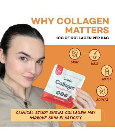 GoBeDo Collagen Protein Chips First Collagen-Based Snack 13g Protein Low Carb Keto Friendly Healthy Chips & Crisps Alternative to Collagen Powder Gluten-Free 10 Bags Variety Pack - Buy Online on GoSupps.com