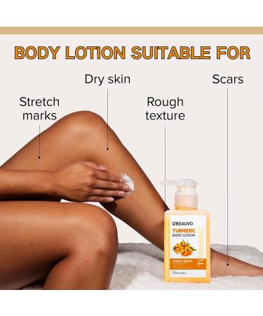 IZBEAUVO Turmeric Body Lotion Vitamin C & Turmeric Body Lotion Tumeric Cream Moisturizing Body Lotion for Dry Skin Face &Body Brightening Body Lotion Remove Dark Spots Body Skin Care Smooth Skin - Buy Online on GoSupps.com