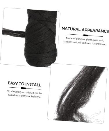 Didiseaon 4 Rolls Brazilian Wool Braid Hair Barettes Color Wigs Women Styling Wig Natural Layered Hair Extensions Hair Pin Hair Accessories Hair Extension Wire Polypropylene Straight Hair - Buy Online on GoSupps.com