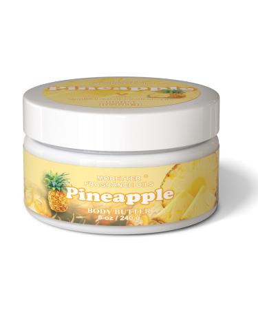 MOBETTER FRAGRANCE OILS Pineapple 8 Oz Body Butter for Unisex