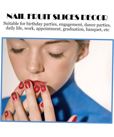 minkissy 60 Pcs Nail Art Accessories Nail Decorations Gemstones for Nails Strawberry Charms Jewelery for Girl Decoraciones Para U as Acr licas Nail Crystals Fruit Phone Case 3d Resin - Buy Online on GoSupps.com