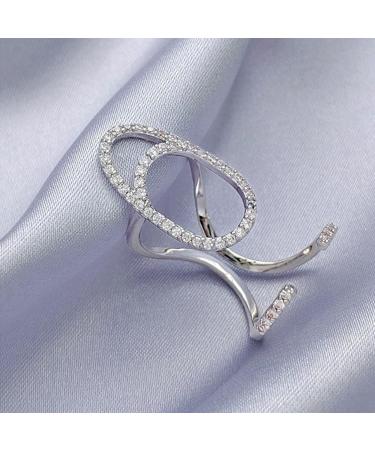 Fingernail Ring | Silver Nail Ring | Party & Wedding Fingernail Jewelry | Nail Art Decoration - Buy Online on GoSupps.com