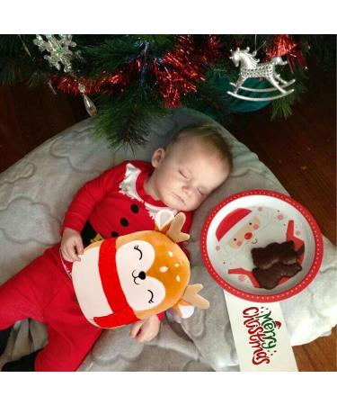 Christmas Elk Stuffed Animal Plush Pillow - Cute Soft Toy for Kids - Perfect Gift for Christmas & Birthdays - Decorative Pillow for Sofa & Bedroom - Buy Online on GoSupps.com