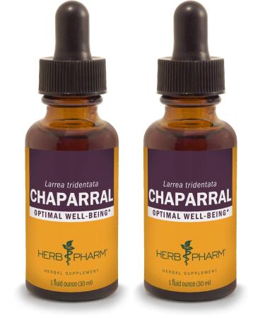 Herb Pharm Chaparral Liquid Extract 1 Fl Oz (Pack of 2)