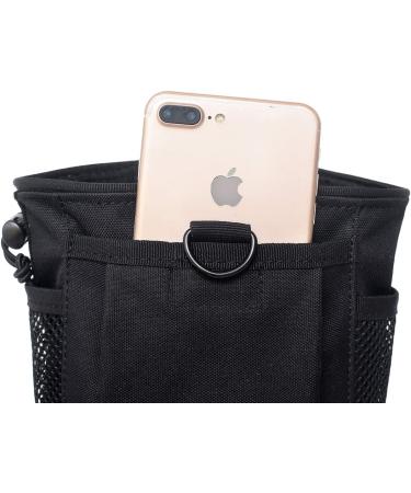 Tactical Molle Drawstring Magazine Dump Pouch - Adjustable Military Utility Belt Fanny Hip Holster Bag - Black - Buy Online on GoSupps.com