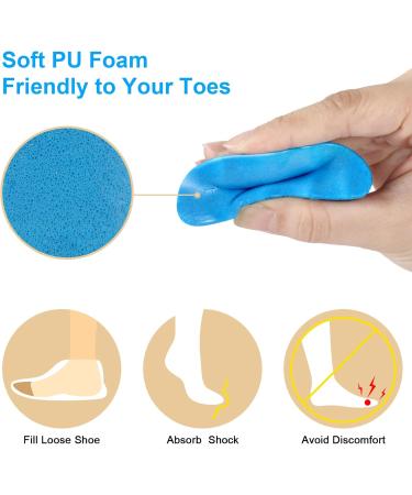 4 Pairs Big Shoe Fillers - Toe Cushions to Fit Loose Shoes Prevent Heel Slipping for Men & Women - Perfect for Boots Casual & Sports Shoes - Buy Online on GoSupps.com
