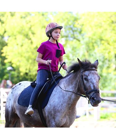 Xiaozxwlhq Adjustable Kids Equestrian Helmet - Small Pink | Horse Riding Protective Gear - Buy Online on GoSupps.com