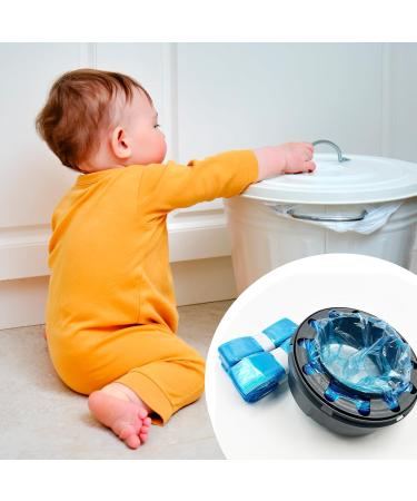 12-Piece Baby Diaper Refill Film | Smell-Tight 4.5m Diaper Pail Filler | Blue Diaper Bucket Refill Pack for Octagonal Diaper Pails - Buy Online on GoSupps.com