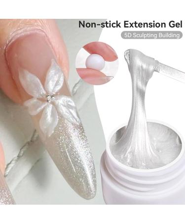 3D Nail Gel - 8ml Manicure Decoration - 3D Floral Nail Art Builder Gel - For Women Beginners Manicurists Holidays Birthdays Christmas Weddings Dates Parties - Buy Online on GoSupps.com