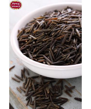 Spicy World Minnesota Grown Black Wild Rice 6lb Bag - Premium Quality All Natural - Buy Online on GoSupps.com