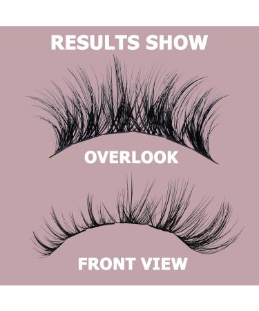 Cluster Lashes Quewel D Curl 8mm - Fluffy Individual Eyelash Segments for DIY Extensions | 1 Piece Pack - Buy Online on GoSupps.com