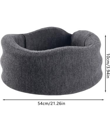 Buy Anti Snore Bed & Cervical Neck Stretcher - Adjustable Neck Support Brace for Snoring | Soft Neck Collar for Cervical Spine - Dark Gray - Buy Online on GoSupps.com