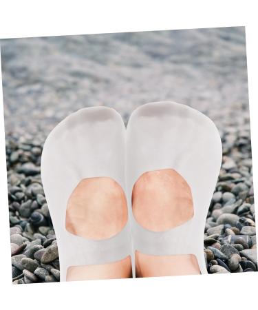 FOMIYES 1 Pair Beach Sock Silicone Moisturizing Socks Cracked Heel Socks Silicone Gel Arch Socks Silicone Socks Silicone Foot Socks Foot Care Socks Protector Men and Women White Spa - Buy Online on GoSupps.com