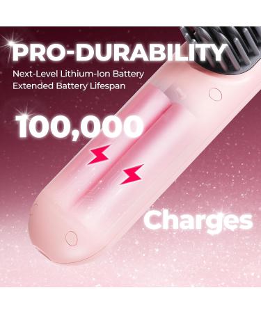 Buy TYMO Cordless Hair Straightener Brush - Portable Mini Ionic Hot Comb for Travel | Lightweight Fast Charging & Cordless Hair Styling Tool for Women - Buy Online on GoSupps.com