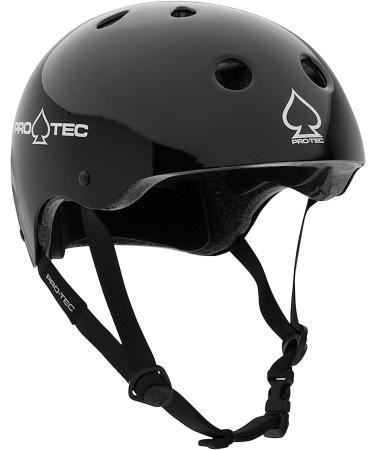 Pro-Tec Classic Cert Gloss Black X-Large Skate and Skateboarding Helmet - Buy Online on GoSupps.com