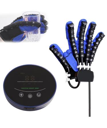 Rehabilitation Robot Gloves Finger Orthosis Stroke Hemiplegia Rehabilitation Training Equipment Finger Rehabilitation Gloves for Hand Function Recovery(Size:XL Color:blue Right Hand) X-Large blue Right Hand