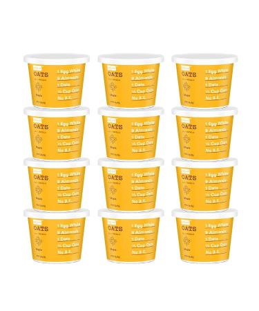 RX A.M. Oats Oatmeal Cups - 12g Protein, Gluten-Free Maple Snacks (12 Cups) - Buy Online on GoSupps.com