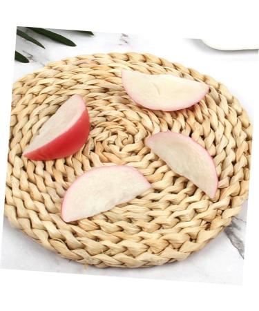 Alipis 6pcs Decor Models Broccoli Ornament Showcase Display Props Fake Radish Slice Model Shop Display Props Lifelike Radish Adornment Lifelike Radish Slice Vegetable Food Pvc - Buy Online on GoSupps.com