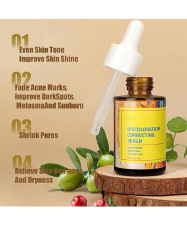 Dark Spot Correcting Glow Serum - Dark Spot Remover for Face - Nicotinamide Serum for Fade Acne Marks - Face Serum to Even Skin Tone & Shrink Pores - Face Moisturiser Skin Care for All Skin Types - Buy Online on GoSupps.com