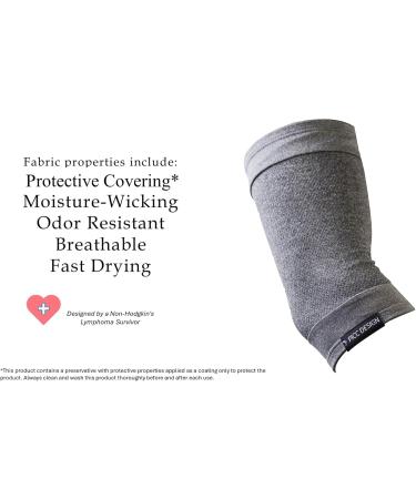 Buy Large Charcoal Slip-On PICC Line Arm Sleeve | Moisture-Wicking & Odor-Resistant - International Shipping Available - Buy Online on GoSupps.com
