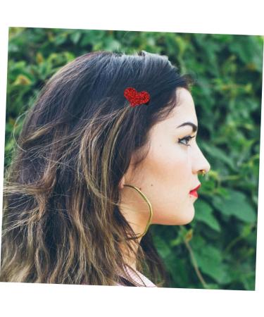 minkissy Candy Color Glitter Hair Clip Sequin Alligator Clip Girl Hair Clip Sequins Hair Clip for Daily Life Heart Hair Clips Mini Clips for Hair Girls Hair Clip Heart-shaped Baby - Buy Online on GoSupps.com