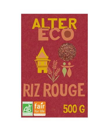 ALTER ECO - Organic Red Rice - Fair Trade Rice from Thailand - Ready in 25 Minutes - 500g