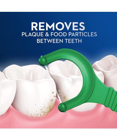 Oral-B Glide Outlast Reach Floss Picks - Mint - 75 Count (Pack of 6) | Superior Plaque Removal - Buy Online on GoSupps.com