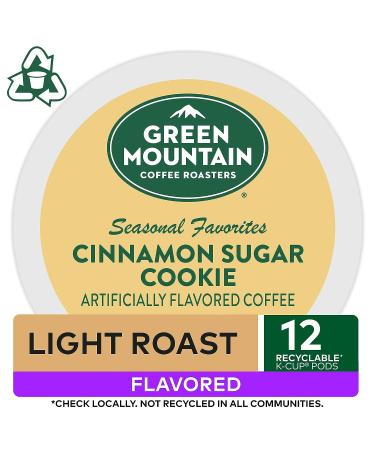 Green Mountain Cinnamon Sugar Cookie Coffee Pods - 12 Count | Light Roast - Buy Online on GoSupps.com