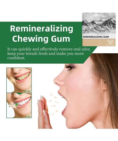 Larineco Remineralizing Gum Larineco Remineralizing Gum Chewing Gum Organic Mastic Mint Chewing Gum Supports Oral Health Sugar-Free Long Lasting Chewing Gum (2 Boxes-C) - Buy Online on GoSupps.com
