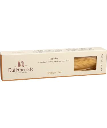 Authentic Italian Dal Raccolto Bronze Die Cut Capellini Pasta - 3 Pack, 16 oz each - Buy Online on GoSupps.com