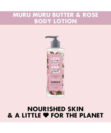 Love Beauty and Planet Muru Muru Butter & Rose Vegan Moisturizing Body Lotion - 400ml for Dry Skin | Nourish & Hydrate - Buy Online on GoSupps.com