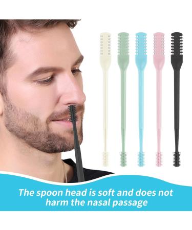 KMZ 5PCS Manual Nose Hair Trimmer 360 Degree Degree Rotating Double Sided Nose Hair Knife Washable Portable Nasal Hair Cutter Nostril Hair Trimmer for Men and Women - Buy Online on GoSupps.com