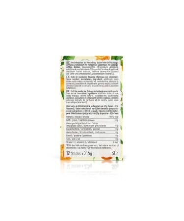 Intick Sugar-Free Instant Drink - Mandarine | Vegan & Low-Calorie Beverage Powder | 12 Pack (0.5-1L) | Vitamin C Flavored Instant Drink for Water - Buy Online on GoSupps.com