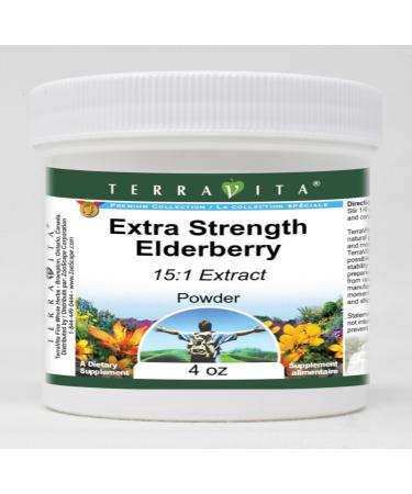 Extra Strength Elderberry 15:1 Extract Powder (4 oz ZIN: 513325) - 3 Pack