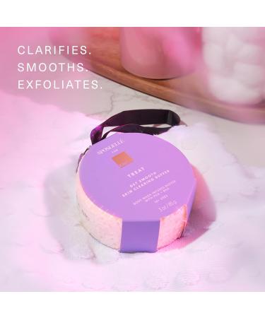 European Wax Center & Spongelle Exfoliating Body Sponge with PHA & BHA - Hydrate & Cleanse for Smooth Skin - 14+ Washes - Ideal Daily Skincare for Men & Women - Buy Online on GoSupps.com