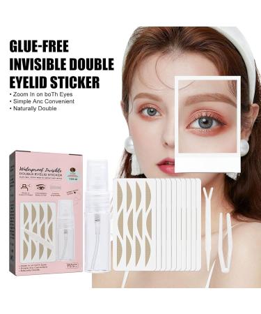 Fashiongog Glue-Free Invisible Double Eyelid Sticker 2Pack Fashiongog Waterproof Invisible Double Eyelid Tape Ultra Natural Invisible Double Eyelid Sticker (2PCS) - Buy Online on GoSupps.com