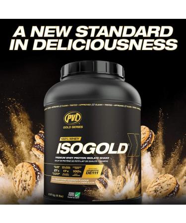 PVL ISOGOLD Grass Fed - Premium Isolate 100% Whey Protein Shake (908 g (Pack of 1) Strawberry Milkshake) Strawberry 900.0 g (Pack of 1) - Buy Online on GoSupps.com