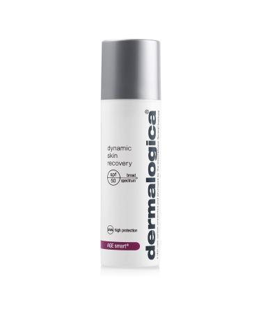 Dermalogica Dynamic Skin Recovery SPF50 - Anti-Aging Face Sunscreen Moisturizer, Medium-Weight Non-Greasy Broad Spectrum to Protect Against UVA and UVB Rays 1.7 Fl Oz (Pack of 1)
