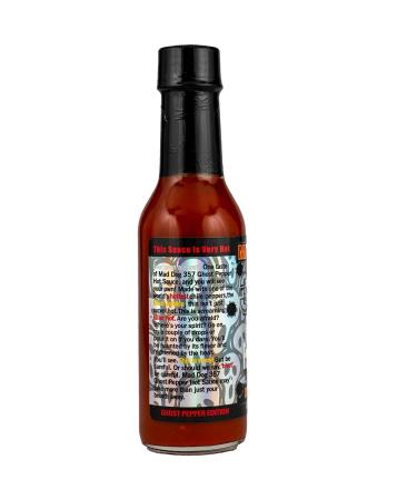 Buy Mad Dog 357 Ghost Pepper Sauce - 147ml | Spicy International Shipping Available - Buy Online on GoSupps.com