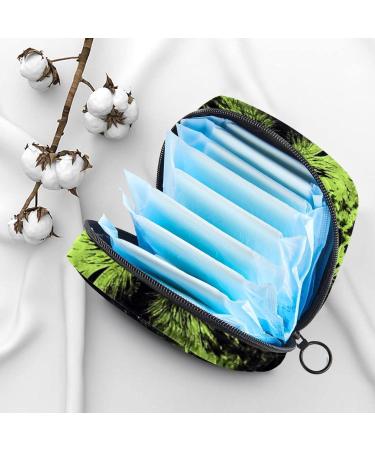 Stylish Women's Owl Napkin Storage Bag - Green Ink Portable Menstrual Cup & Bandages | Perfect for First Period - Buy Online on GoSupps.com