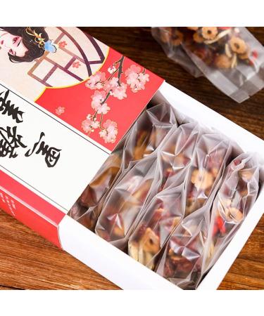 Black sugar red dates goji berries and osmanthus garden beverage tea bag 10.58oz/300g jujube tea Brown sugar ginger jujube tea  - Buy Online on GoSupps.com