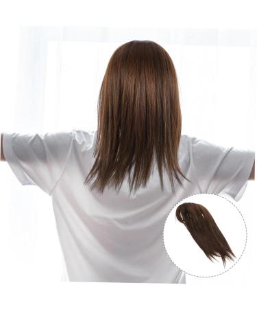 minkissy Invisible Wig Wigs Hair Extensions for Thin Hair Human Hair Toppers for Women Hairpiece Topper Hair Extensions for Short Hair Miss No Trace Chemical Fiber 35.00X14.00X13.00CM Light Brown - Buy Online on GoSupps.com