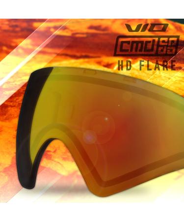 Bunker Kings CMD/Virtue VIO Paintball Goggle Replacement Lenses - Fits CMD Contour Ascend Extend & XS HD Flare | International Shipping Available - Buy Online on GoSupps.com