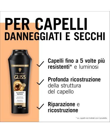 Gliss Ultimate Repair Shampooing 400 ml - Buy Online on GoSupps.com