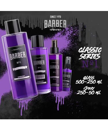 Marmara Barber Cologne - No 1 Purple 500ml - Modern Barbers and Traditional Shaving Fans Choice - Buy Online on GoSupps.com