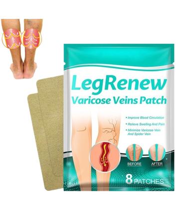 Timilk LegRenew Lot de 8 patchs anti- pour les jambes - Absorption rapide - P n tration profonde de la peau - Hydratation cibl e - Pour voyage d'affaires en plein air