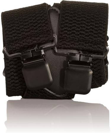 Olata Extra Width Men's H zf rs X Shape - Black or Silver Braces Clips Thick 5cm Fabric - Buy Online on GoSupps.com