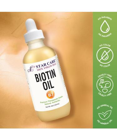 Virgin Biotin Vitamin B7 Oil 4oz | Boost Hair Growth & Strength | Premium Quality Fast Shipping Worldwide - Buy Online on GoSupps.com