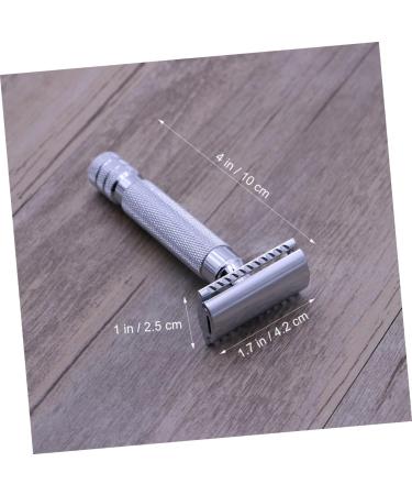 Minkissy Men's Shaver - Premium Solid Wood Beard Razor with Replacement Blades for a Smooth Shave - Buy Online on GoSupps.com